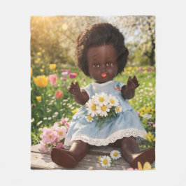 Manta Polar Frühlingsmorgen Kuscheldecke – Puppenliebe 