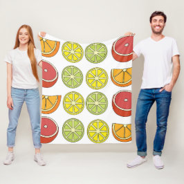 Manta Polar Fruta del cítrico