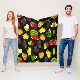 Manta Polar Frutas de cítricos