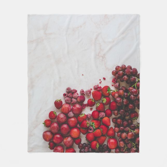 Manta Polar Frutas saludables (Anverso)