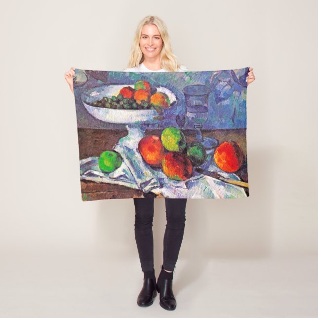 Manta Polar Frutero, Vidrio y Manzanas, Cezanne (In situ)