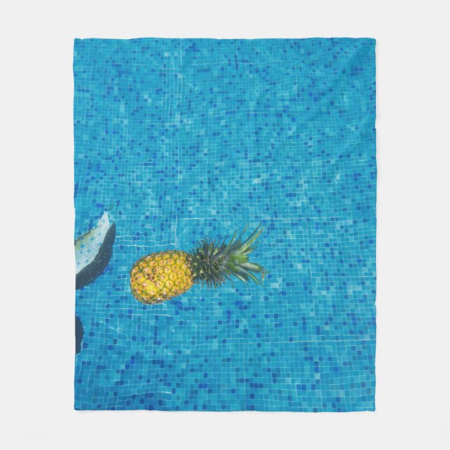 Manta Polar Fruto de piña amarillo (Anverso)