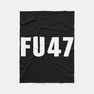 Manta Polar Fu47 Divertido anti Trump 2024 Bandera Patriótica 