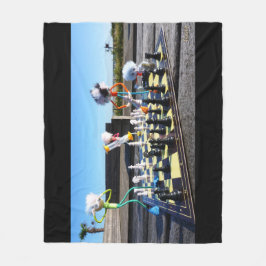 Manta Polar Fubby die schaakspel spelen.