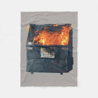 Manta Polar Fuego en el Contenedor - divertido desorden