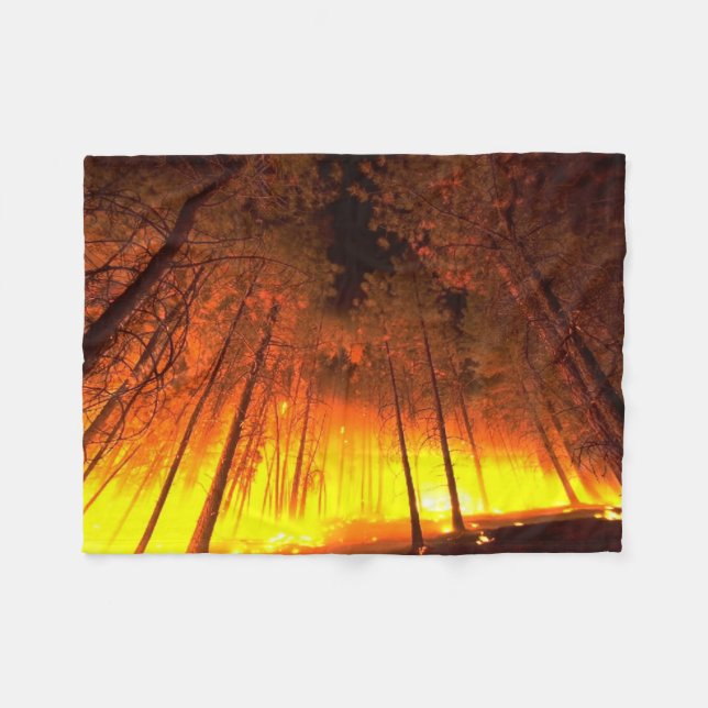 Manta Polar Fuego forestal (Frente (Horizontal))