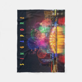 Manta Polar Fuegos artificiales de Singapur