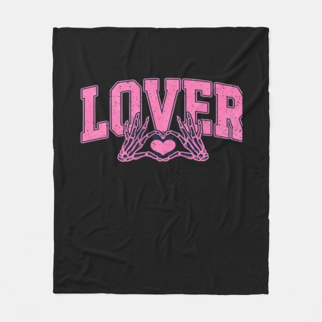 Manta Polar Fuente con Skeleton Hands Classic (Anverso)