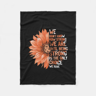 Manta Polar Fuerte Es La Única Elección Para Concienciar Sobre