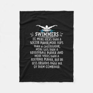 Manta Polar Fuertes Regalos De Natación En Natación Para Muj