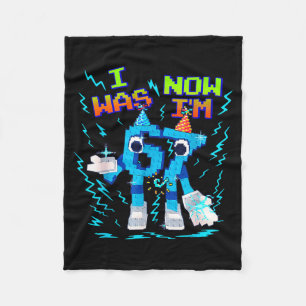 Manta Polar Fui 6 Ahora Soy 7 Seis Siete Cumpleaños Divertido