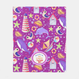 Manta Polar Fun Beach Magenta