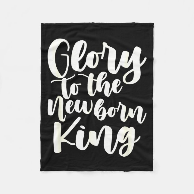 Manta Polar Fun Christmas Holiday Saying Religious Christian E (Anverso)