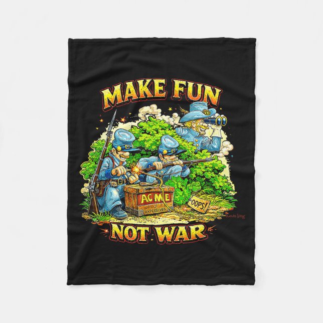 Manta Polar Fun Civil War Gift  (Anverso)