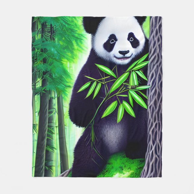 Manta Polar Fun Little Panda Bear (Anverso)