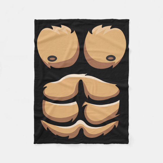 Manta Polar Fun Mono Gorila Chest Costume Halloween (Anverso)