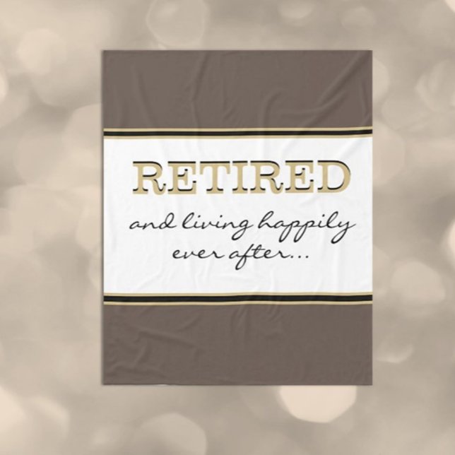 Manta Polar Fun Novedad Jubilación Regalo Fleece Blanket (Subido por el creador)