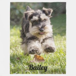 Manta Polar Fun Schnauzer personalizado