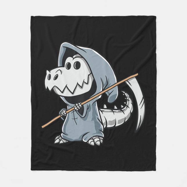 Manta Polar Fun TRex Skeleton Dino Grim Reaper Dinosaur Hallow (Anverso)