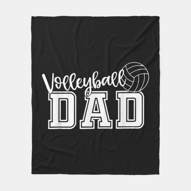 Manta Polar Fun Volleyball Dad Volleyball Father Player Lover  (Anverso)