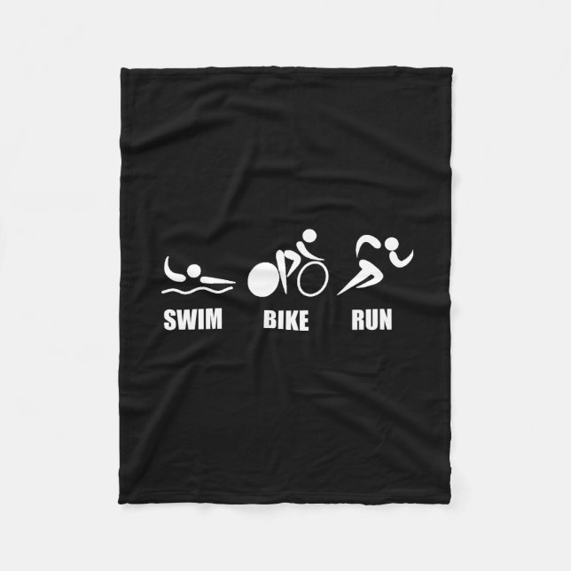 Manta Polar Funcionamiento de la bici de la nadada del (Anverso)