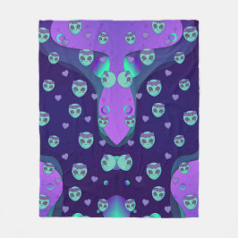 Manta Polar Funda Cosmic Love Fleece