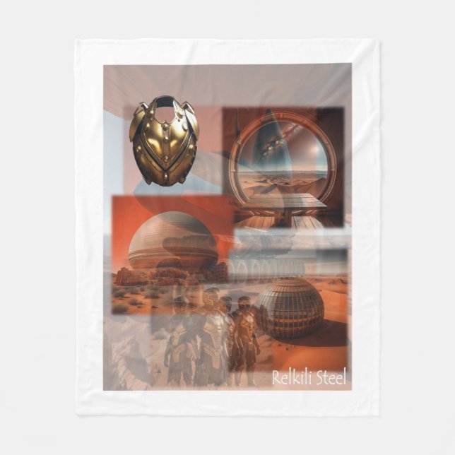 Manta Polar Funda de acero Relkili Funda de arte (Anverso)