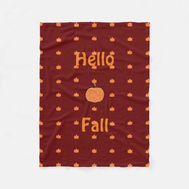 Manta Polar Funda de calabaza (Anverso)