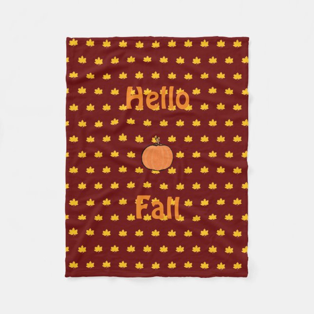 Manta Polar Funda de calabaza (Anverso)