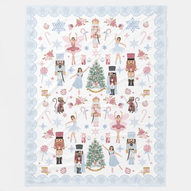 Manta Polar Funda de dulces de Nutcracker (Anverso)