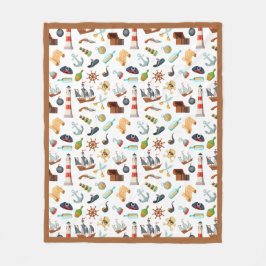 Manta Polar Funda de flotación de patrón pirata perfecta