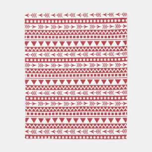 Manta Polar Funda de flote de patrón azteca