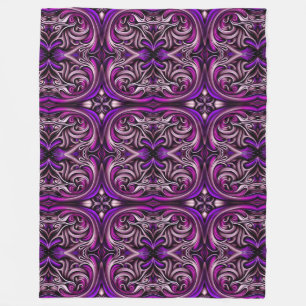 Manta Polar Funda de gasa morada y azul