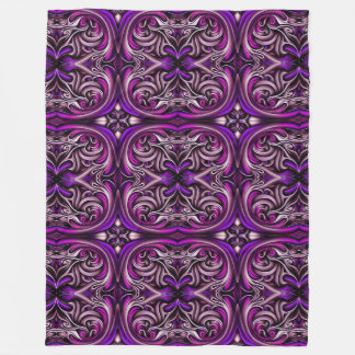 Manta Polar Funda de gasa morada y azul