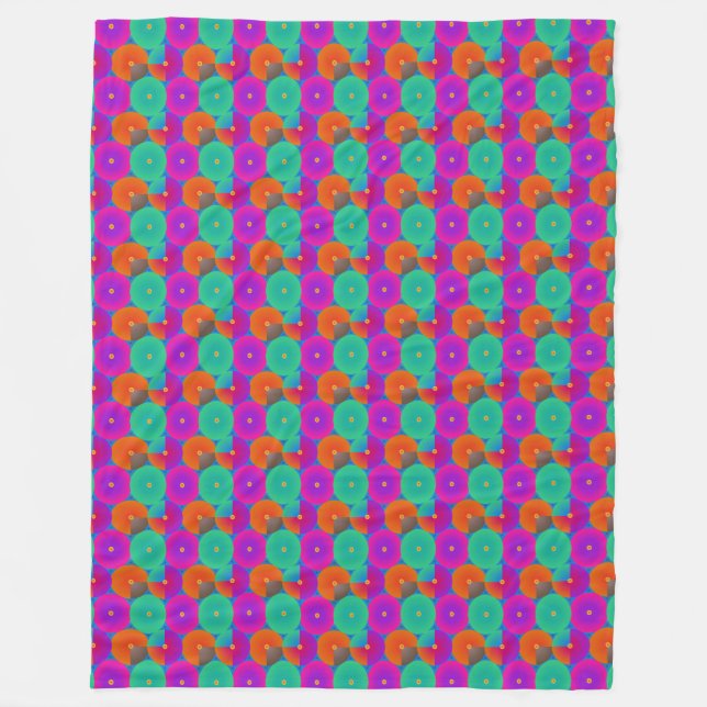 Manta Polar Funda de la brida del círculo degradado - Estilo d (Anverso)
