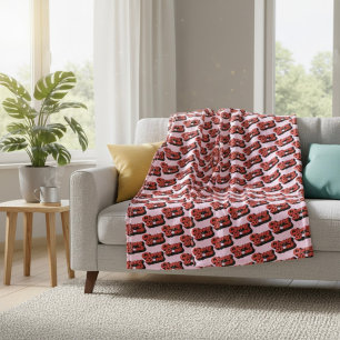 Manta Polar Funda de la Fleece Bomba de cerezo