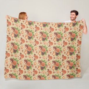 Manta Polar Funda de la Fleece Holiday Spice