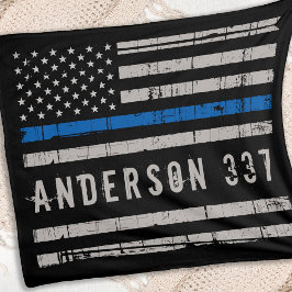 Manta Polar Funda de la Fleece Thin Blue Line personalizada