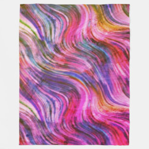 Manta Polar Funda de la fleta de la tinta derramada