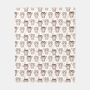 Manta Polar Funda de la flota del patrón de búho