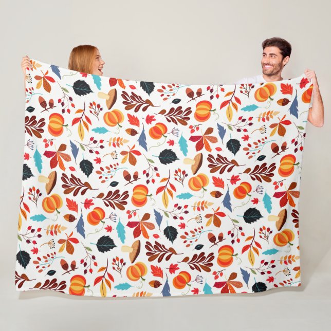 Manta Polar Funda de la flota del patrón de otoño (In situ)