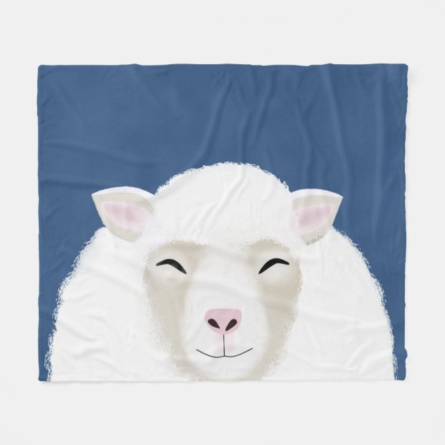 Manta Polar Funda de la oveja (Frente (Horizontal))