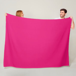 Manta Polar Funda de lana rosa caliente