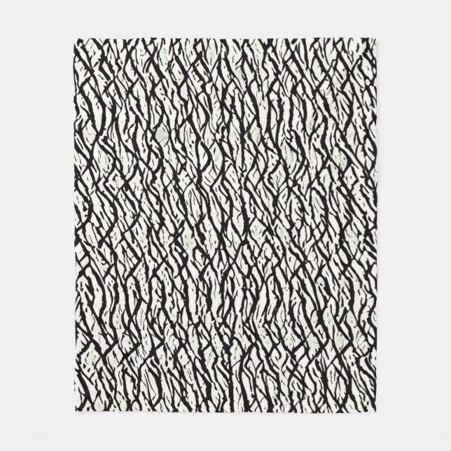 Manta Polar Funda de patrón a rayas (Anverso)