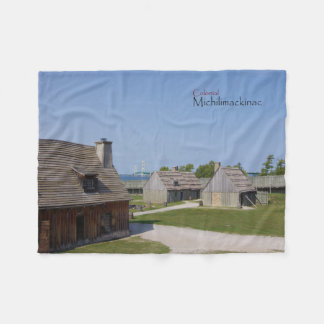 Manta Polar Funda de pulpa de Michilimackinac colonial
