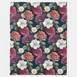 Manta Polar Funda de pulpa de patrón floral