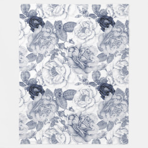 Manta Polar Funda de pulpa de patrón floral