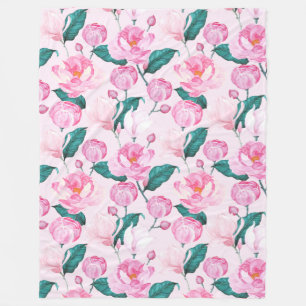 Manta Polar Funda de pulpa de patrón floral