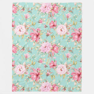 Manta Polar Funda de pulpa de patrón floral