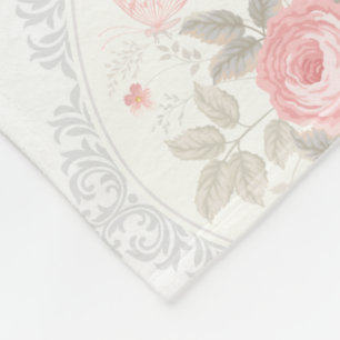 Manta Polar Funda de pulpa de patrón floral